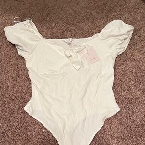 LC Lauren Conrad White Bodysuit